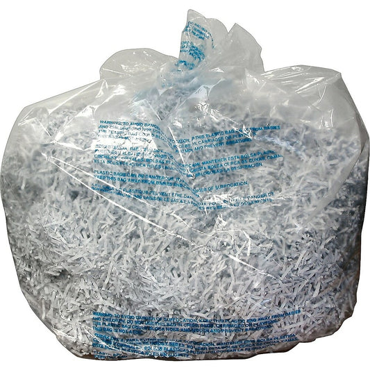 Sacs de déchiquetage GBC, 122 cm (H) x 61 cm (L) x 45 cm (P), paquet de 100
