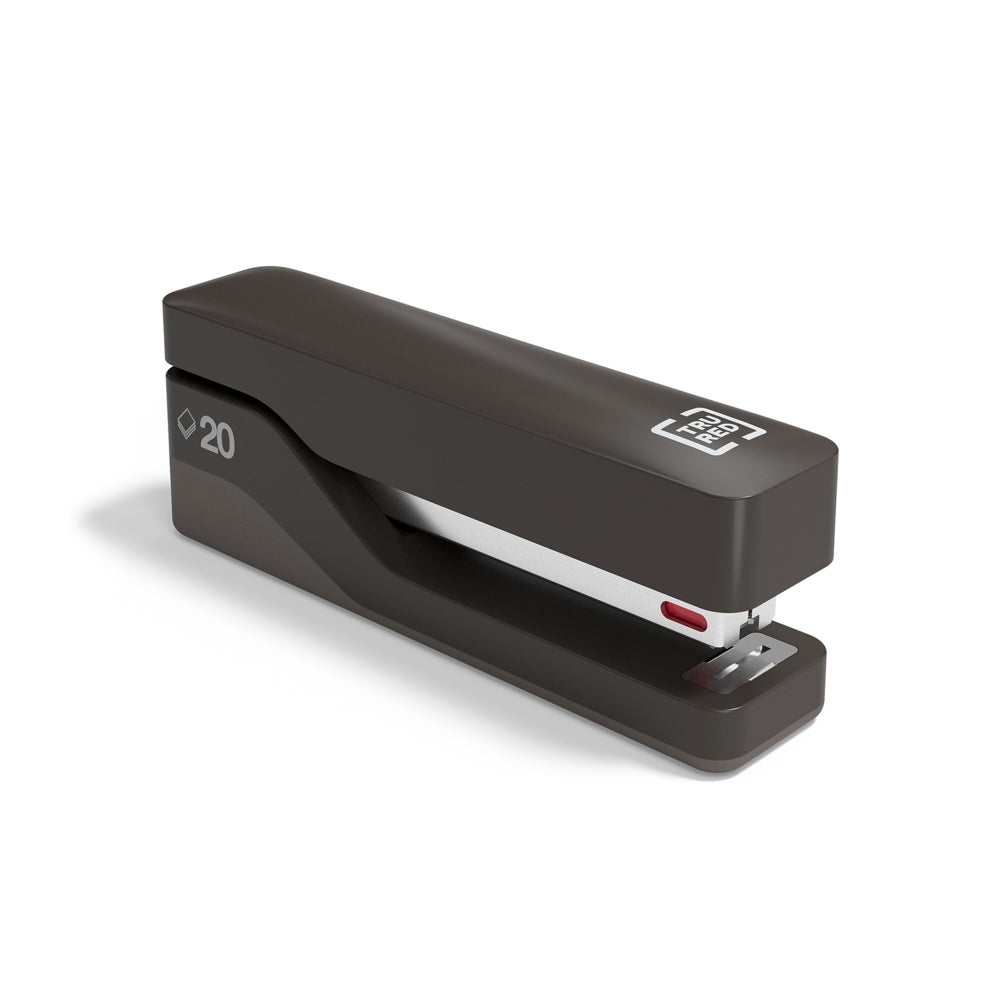 Agrafeuse de bureau demi-bande TRU RED - Capacité 20 feuilles - Noir