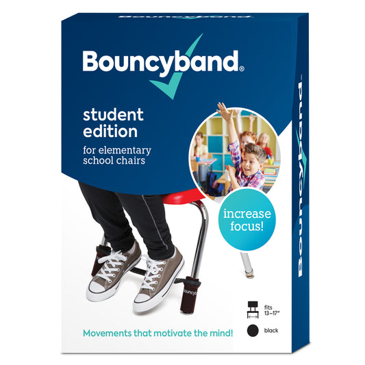 Bouncyband for Elementary School Chairs - Black