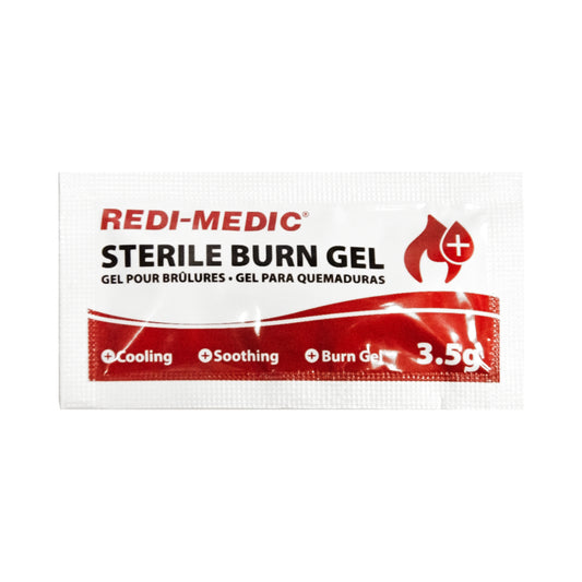 Redi-Medic Burn Gel 1/8oz Packet - 1000 Pack