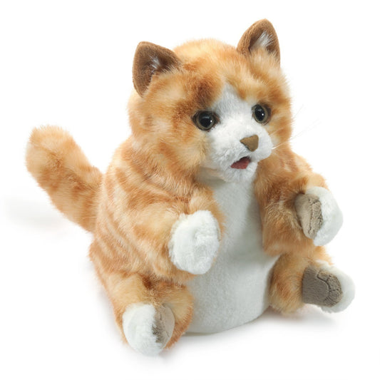 Marionnette Chaton Tabby Orange Folkmanis