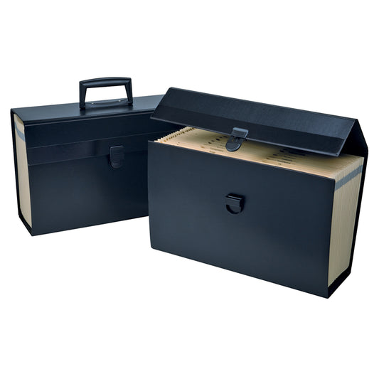 Pendaflex Portafile Expanding Organizer with 19 Pockets - Letter/Legal Size - Black