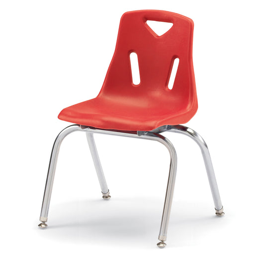 Jonti-Craft Berries Stacking Chair - 16" H - Red