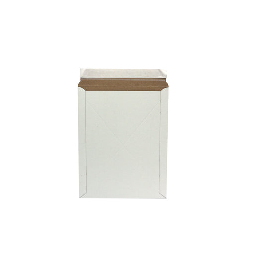 Enviro-Logix Flat Open End Mailers - Peel & Stick - 9.75" x 12.25" - White CCKB - 100 Pack
