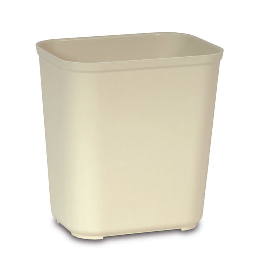 Corbeille à papier ignifuge Rubbermaid Commercial - 14 Qt - Beige