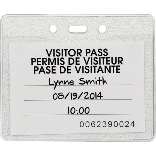 Merangue Horizontal Badge Holders, Pack of 25