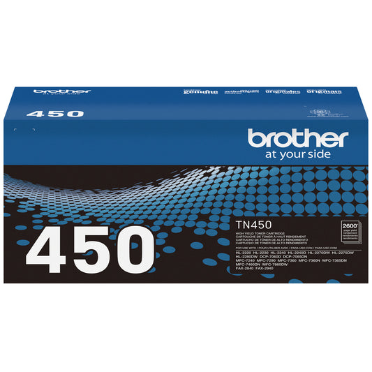 Brother TN450 High-Yield Black Toner Cartridge