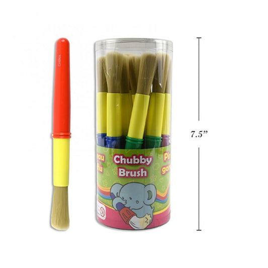 Selectum Chubby Round Tip Paint Brush - Large - 16 Pack