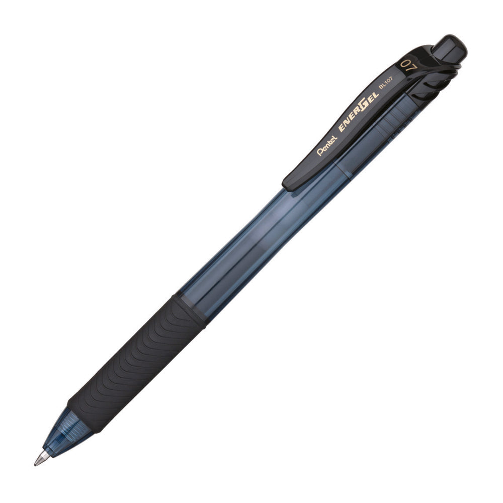 Stylo rétractable Pentel EnerGel-X - Pointe moyenne - 0,7 mm - Noir