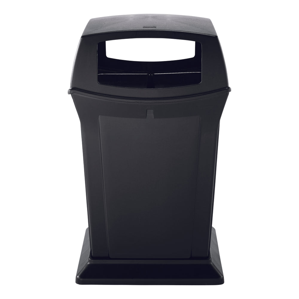 Conteneur Rubbermaid Commercial Ranger à 4 ouvertures - 170 L - Noir