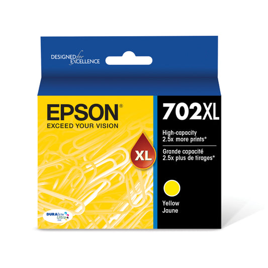 Epson T702 Ink Cartridge - High Capacity - Yellow