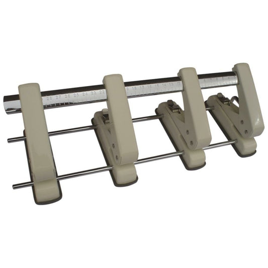 Selectum Adjustable 1/4 Four-Hole Punch