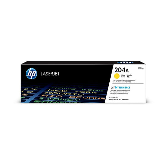 HP 204A (CF512A) Yellow Original LaserJet Toner Cartridge