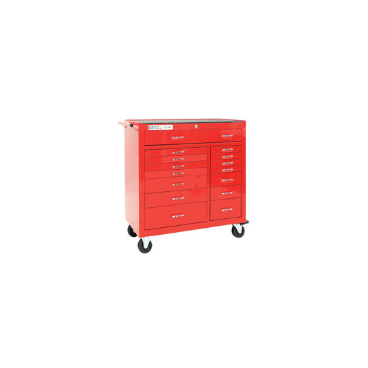 Gray Tools PRO+ Series Roller Cabinet - No. of Drawers 15 - Red