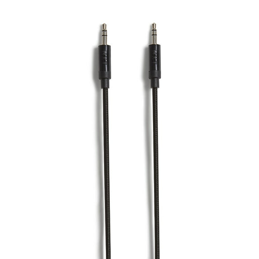 NXT Technologies 4 ft Braided Mini-phone Stereo 3.5mm Cable - Black