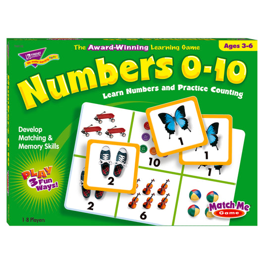 Trend Enterprises Numbers Match Me Game