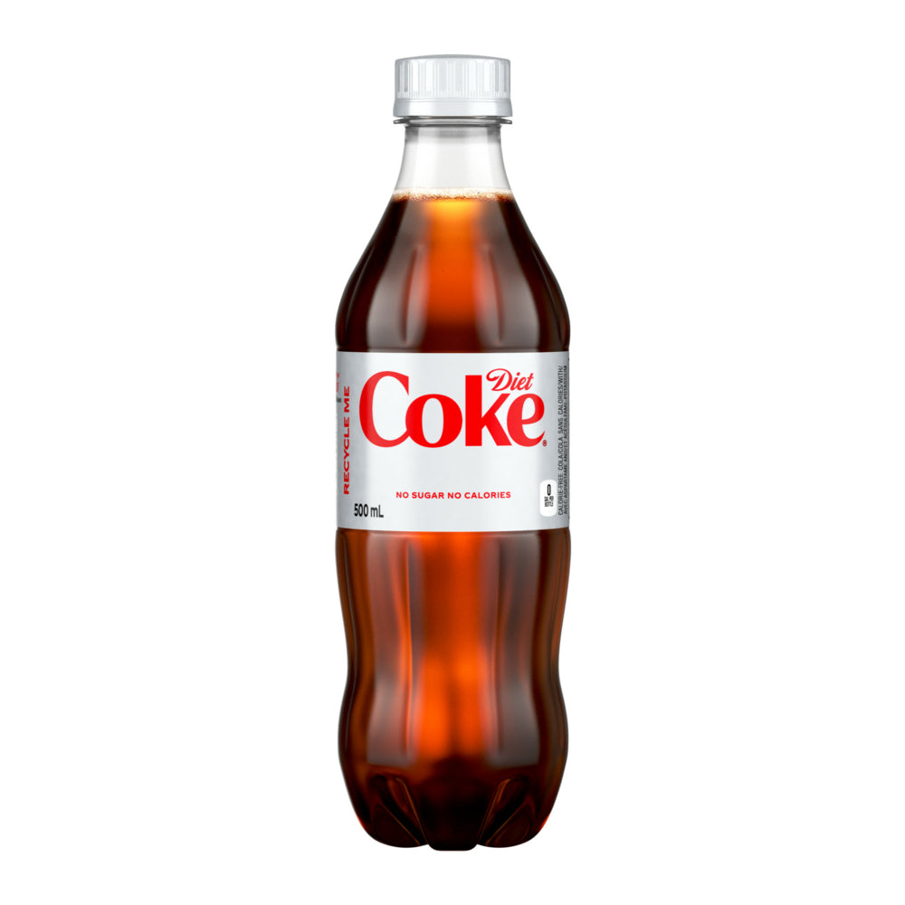 Coca-Cola Diet Coke Bottles - 500mL - 24 Pack