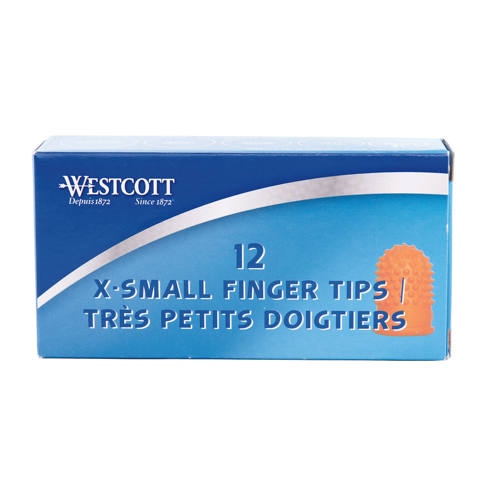 Westcott Heavy Duty Non-Ventilated Fingertip - X-Small - 12 Pack