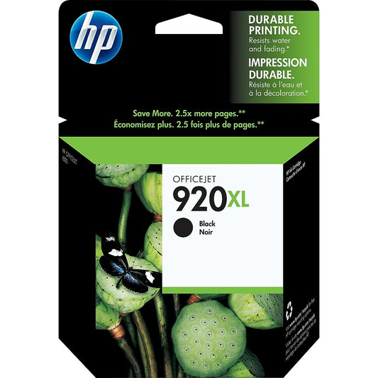 HP 920XL Black High Yield Original Ink Cartridge (CD975AN)