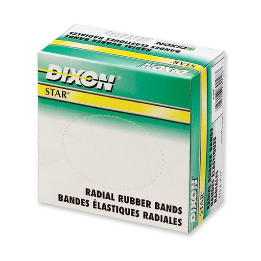 Bande élastique radiale Dixon Star - n° 107 - boîte de 1/4 lb