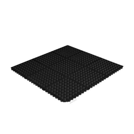 Dalles perforées modulaires Mattech Safety Step, 3' x 3', noires