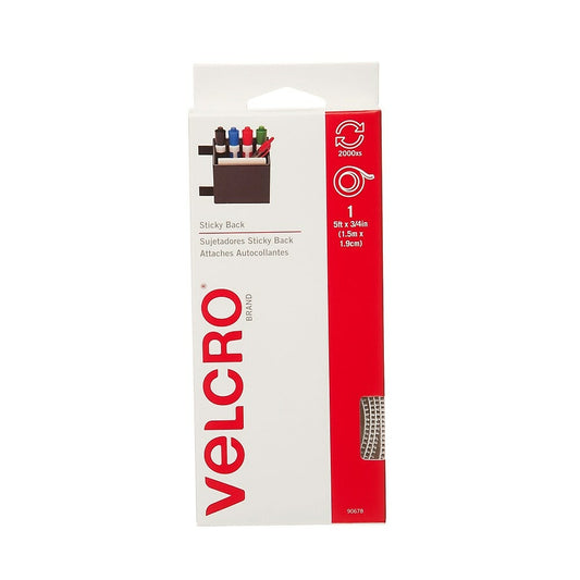 Distributeur de ruban adhésif Velcro, 1,5 m, blanc
