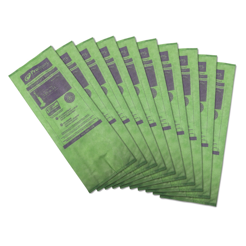 Proteam Four-Layer Intercept Micro Synthetic Filter - Closed Collar - Fits FreeFlex -10 Pack