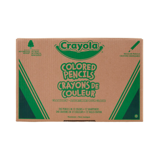 Crayola Coloured Pencil Class Pack - 240 Pencils