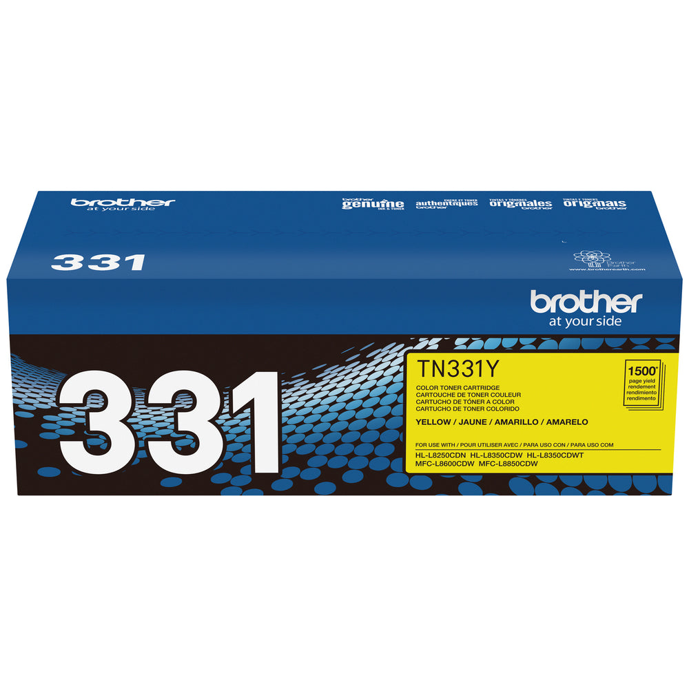Cartouche de toner jaune Brother TN331 à rendement standard