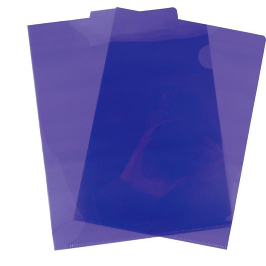Pochettes de protection pour dossiers VLB Filemode - 28 x 21,5 cm - Violet - Paquet de 10