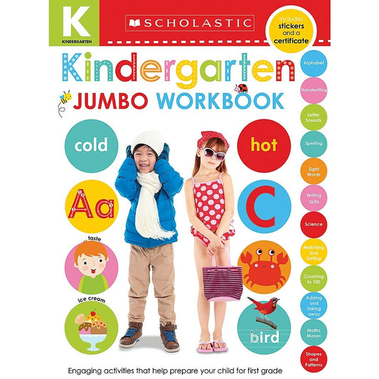 Cahier d'exercices géant Scholastic Early Learners - Maternelle