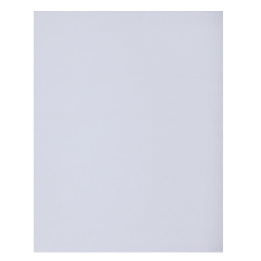 Carton Bristol North American Paper Inc. – 28 x 35 cm – Blanc – Paquet de 96