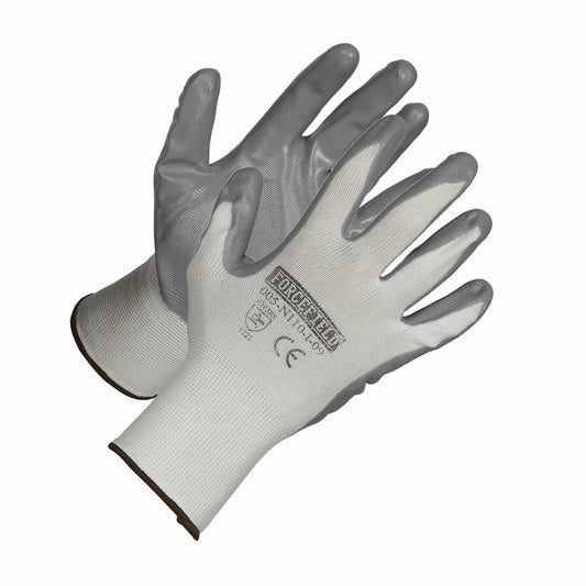 Forcefield Knit Work Gloves with Nitrile Palm-coating - Size Small - (005-N110-i)