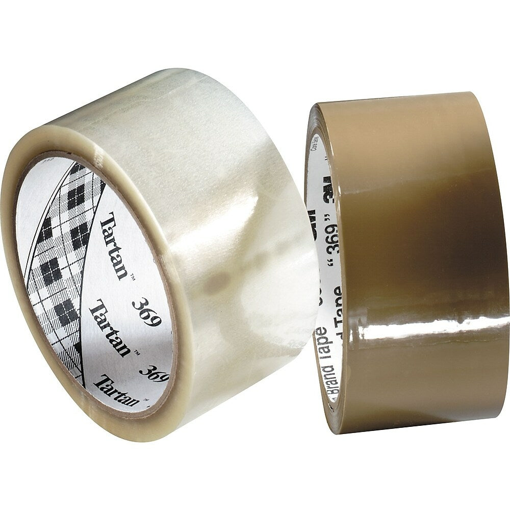3M Scotch 371 Tape, 2" x 110 Yds. (48 mm x 100 m), 1.9-mil, Tan