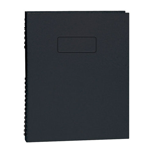 Carnet de notes à couverture rigide Blueline NotePro, 9-1/4" x 7-1/4", noir, 192 pages