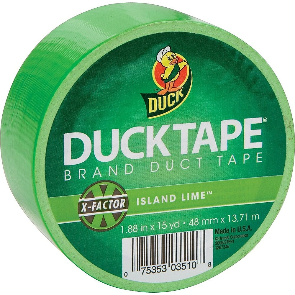 Colour Duck Tape Brand Duct Tape, Island Lime (Green)