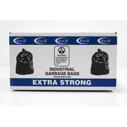 Eco II Garbage Bags - 45" x 50" - Extra Strong - Clear Tint - 100 Pack