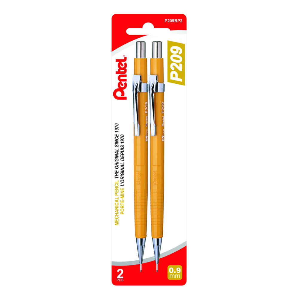 Crayons à dessin mécaniques Pentel - 0,9 mm - Lot de 2