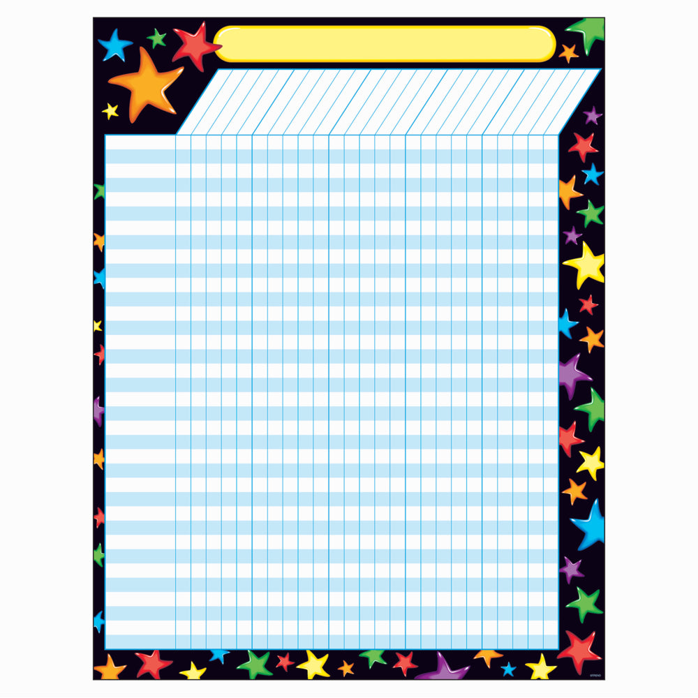 Tableau d'incitation des entreprises TREND - 17" x 22" - Gel Stars