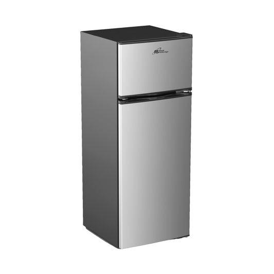 Royal Sovereign 2-Door Refrigerator - 7.5 cu ft. - Stainless Steel