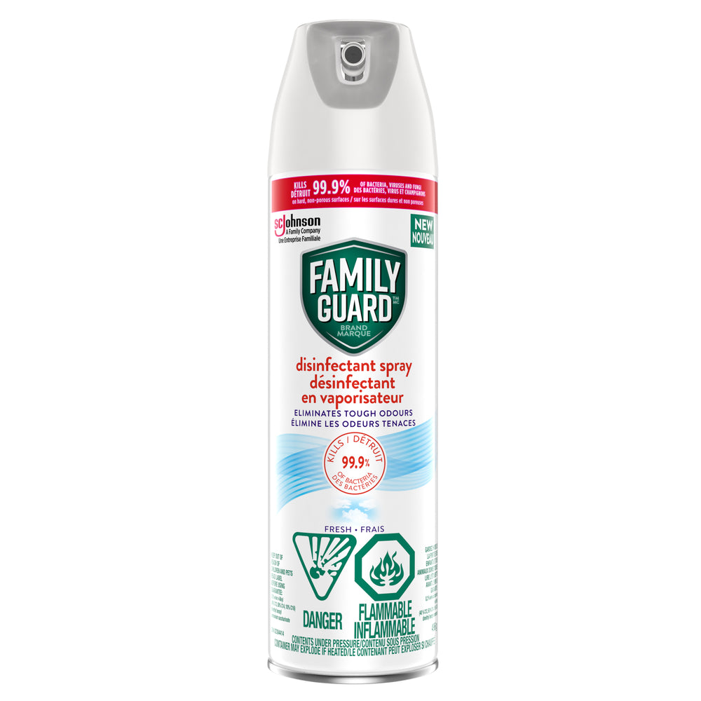 Spray désinfectant SC Johnson Family Guard - Fraîcheur - 496 g