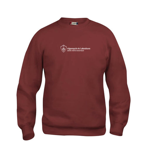 Unisex Crewneck Sweatshirt - Burgundy - Large