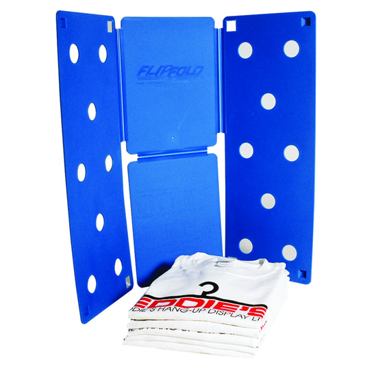 FlipFold Shirt Folder - 9" W x 12" H - Blue