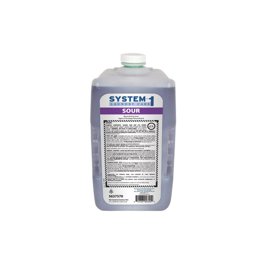 Diversey System 1 Laundry Care - Neutralizing Sour - 3.1L - 2 Pack