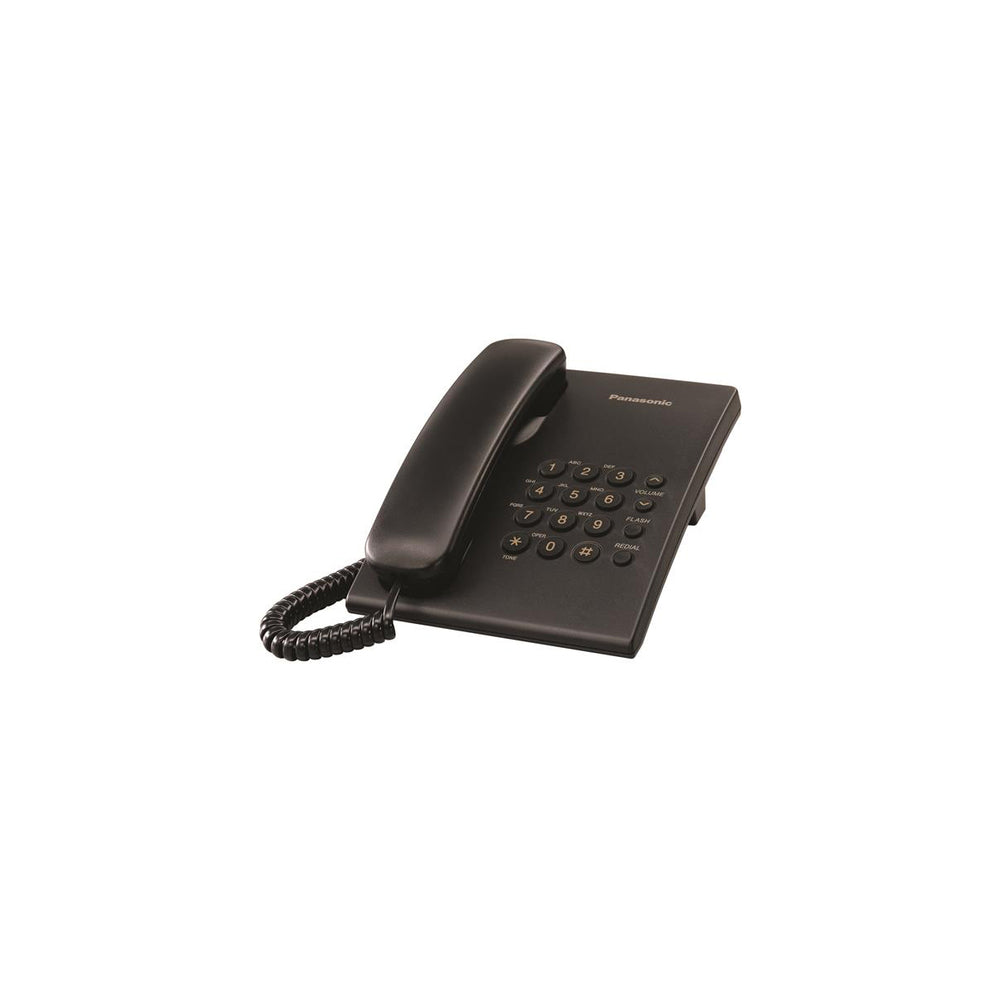 Phone corded, black