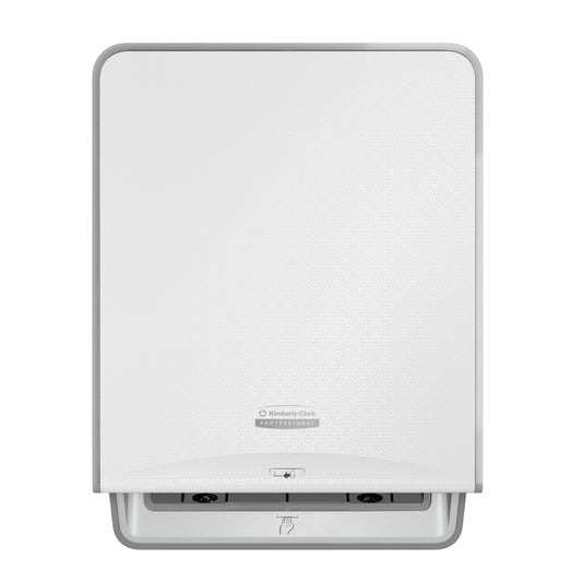 Kimberly-Clark Professional ICON Automatic Hard Roll Towel Dispenser - 16.53" x 12.41" x 10.19" - with White Mosaic Design Faceplate