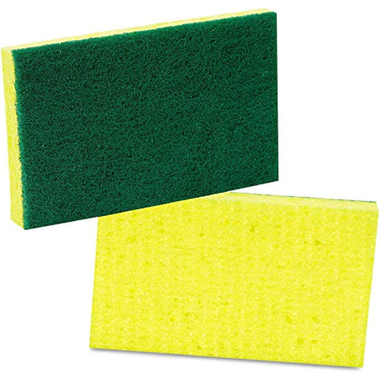 3M Medium-Duty Scrub Sponge - 6" L - 20 Pack