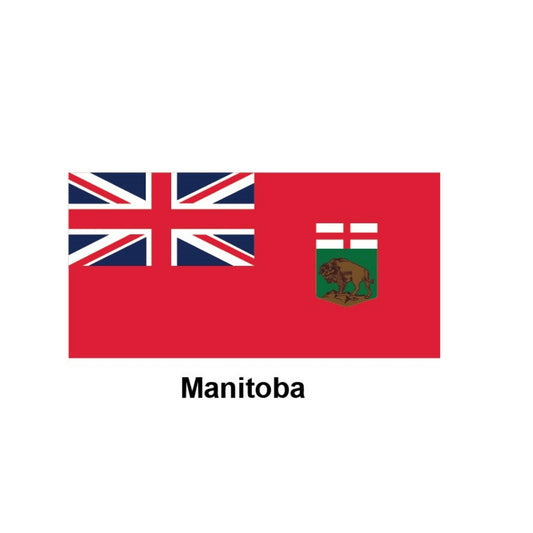 Drapeau du Manitoba Flying Colours - 91 cm (l) x 183 cm (L)