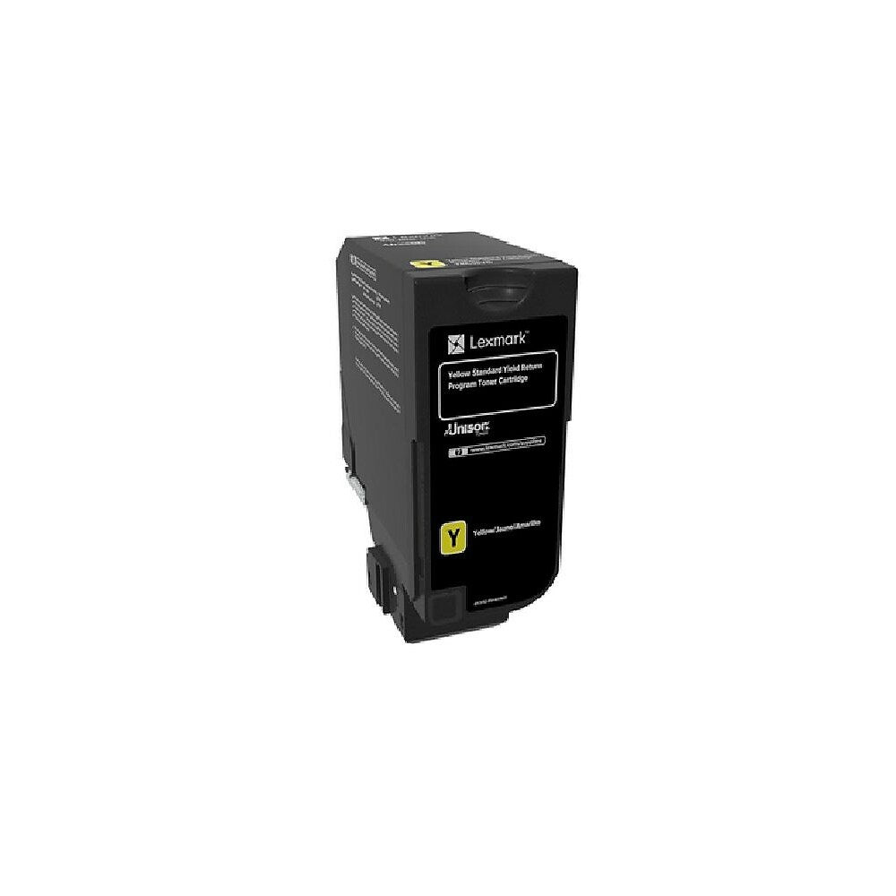 Cartouche de toner Lexmark CS720 - CS725 - CX725, rendement standard, programme de retour - Jaune (74C1SY0)