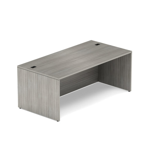 Offices to Go - Newland Rectangular Desk - 72" W x 30" D - Light Grey